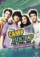 The DVD Cover for Camp Rock 2: The Final Jam.
