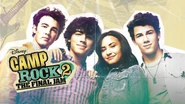 The Camp Rock 2 poster (wide version).