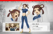 Yunyun's full body and facial view
