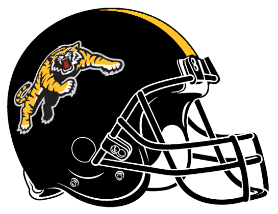 Hamilton Tiger-Cats 2021 CFL Riddell Speed Mini Football Helmet