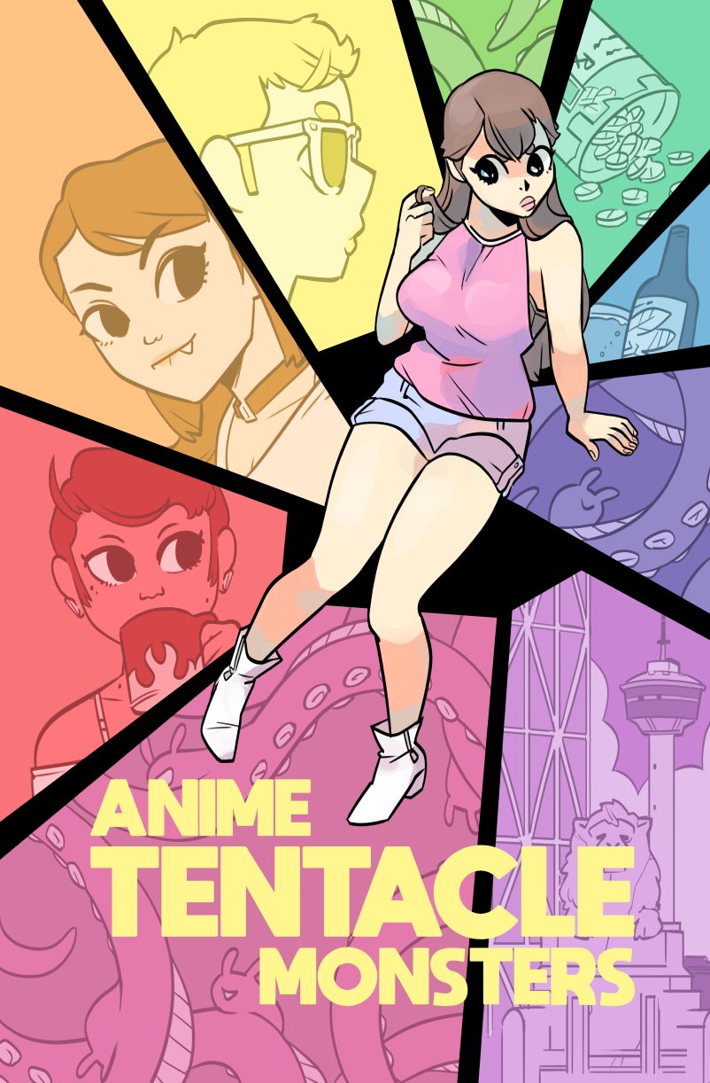 Anime Tentacle Monsters Issue 1 | Canadian Indie Comic Books Wiki | Fandom