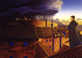 Painting of Sonea in Imardin