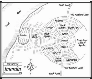 Map of Imardin, featuring the Market