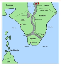 Map of the Allied Lands