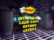 The title screen
