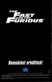 German add for the game on the back of the manual of HULK (Xbox) 