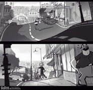 Another scene of the storyboard