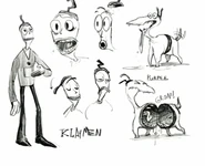 Klaymen concept art