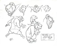 Sketch of Berzerck-o, by Bob Camp.