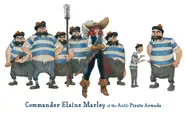 Art of Elaine Marley's crew