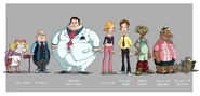 Characters from the movie