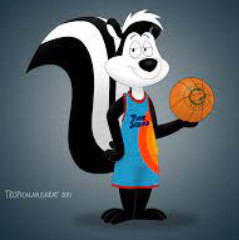 Pepe le pew space jam jersey sales