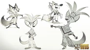 "sketches and ideas" of Piko