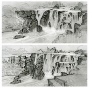 Waterfall a tonal