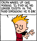 Calvin in 2-D Form 1