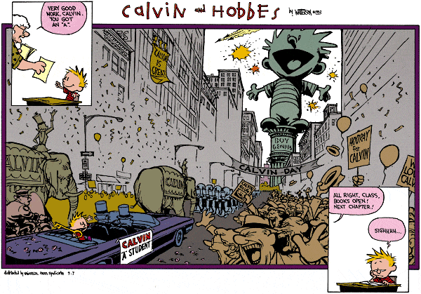 comic strips calvin and hobbes