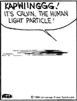 Calvin the Human Light Particle