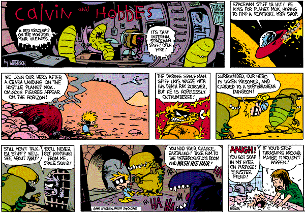 Spaceman Spiff, The Calvin and Hobbes Wiki