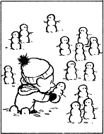 Calvin S Snowmen The Calvin And Hobbes Wiki Fandom