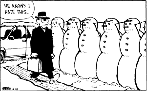 Calvin S Snowmen The Calvin And Hobbes Wiki Fandom