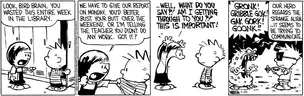 The Strip In Which The Communicating Alien Appears In
