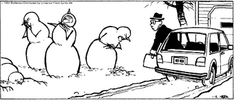 Calvin S Snowmen The Calvin And Hobbes Wiki Fandom