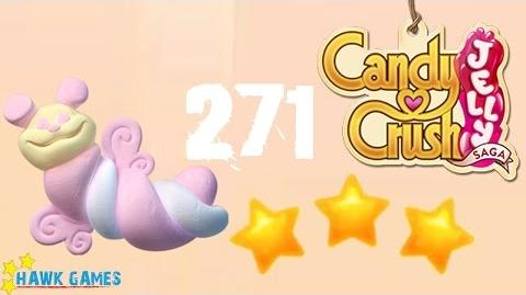 Candy Crush Jelly - 3 Stars Walkthrough Level 271 (Puffler mode)