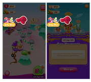 Jelly Duel icon on map and Royal Championship event