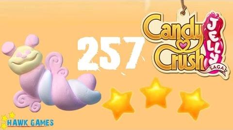 Candy Crush Jelly - 3 Stars Walkthrough Level 257 (Puffler mode)