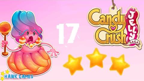 Candy Crush Jelly - 3 Stars Walkthrough Level 17 (Jelly Boss mode)