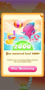 Level 2000 badge celebration