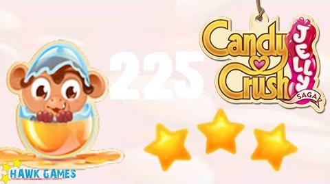 Candy Crush Jelly - 3 Stars Walkthrough Level 225 (Monkling mode)