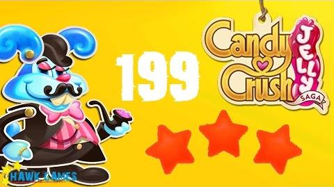 Candy Crush Jelly - 3 Stars Walkthrough Level 199 (Monkling Boss mode)