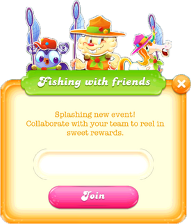 Fishing with friends message