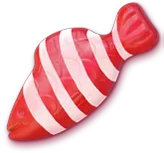 A red striped fish