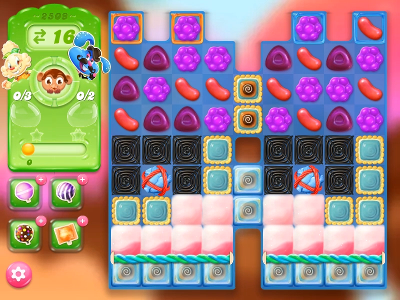 2509 candy crush Caramel Clearing