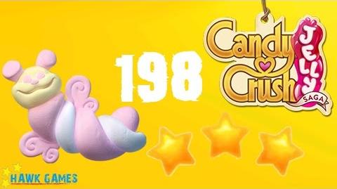 Candy Crush Jelly - 3 Stars Walkthrough Level 198 (Puffler mode)