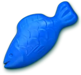 A blue fish