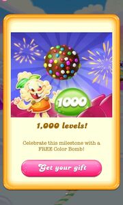 1000 levels celebration