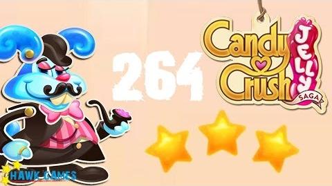 Candy Crush Jelly - 3 Stars Walkthrough Level 264 (Monkling Boss mode)