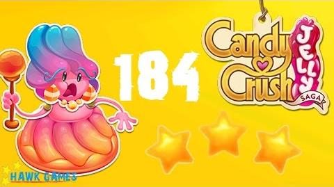 Candy Crush Jelly - 3 Stars Walkthrough Level 184 (Jelly Boss mode)