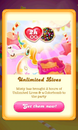 Free Gift Unlimited lives Color bomb Jelly Queen's party 6