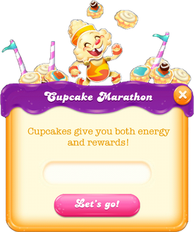 Cupcake Marathon message