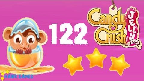 Candy Crush Jelly - 3 Stars Walkthrough Level 122 (Monkling mode)