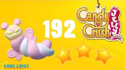 Candy Crush Jelly - 3 Stars Walkthrough Level 192 (Puffler mode)