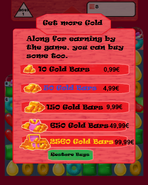 Get More Gold Screen (Action)