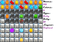 Level 13 with 6 colors and 40 moves - Medium