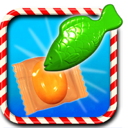 Jelly Fish + Wrapped Candy combination icon