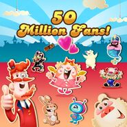50 million fans milestone (22 October 2013)