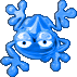 Candy frog on PC (blue)